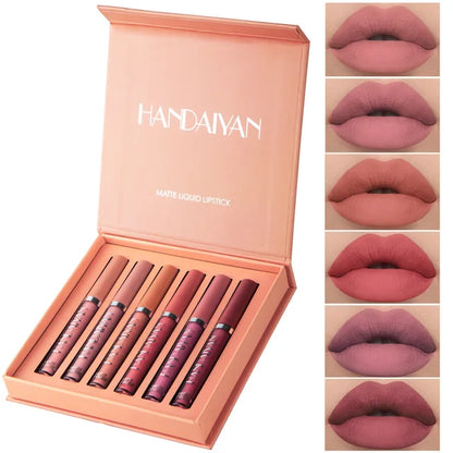 Set Labiales Handaiyan Matte Sexy (A PRUEBA DE AGUA)